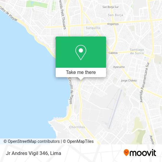 Mapa de Jr  Andres Vigil 346