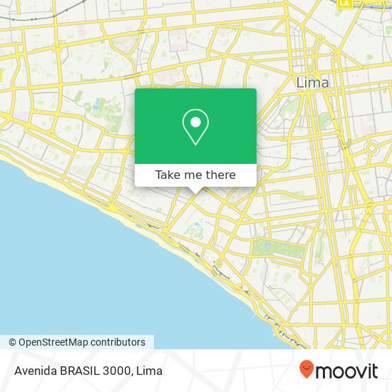Mapa de Avenida BRASIL 3000