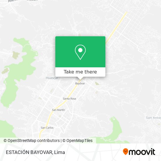 ESTACIÓN BAYOVAR map