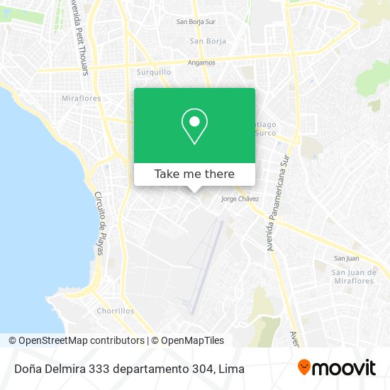 Doña Delmira 333 departamento 304 map