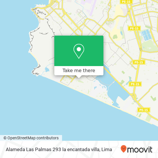 Alameda Las Palmas 293  la encantada  villa map