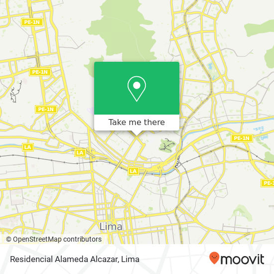 Residencial Alameda Alcazar map