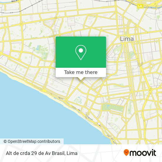 Mapa de Alt  de crda 29 de Av  Brasil