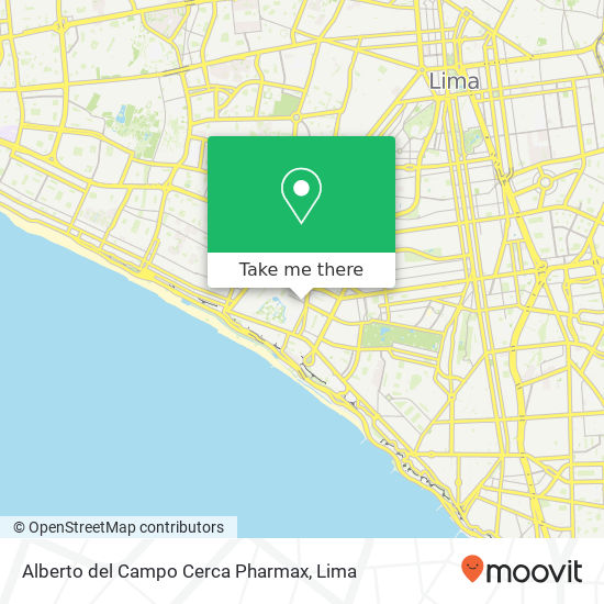 Mapa de Alberto del Campo   Cerca Pharmax