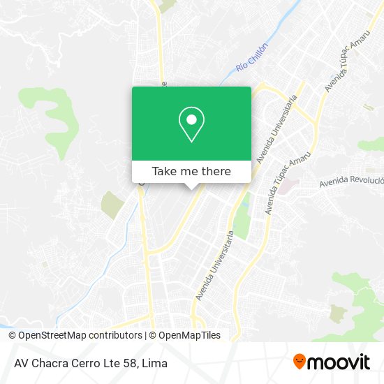 AV  Chacra Cerro Lte 58 map