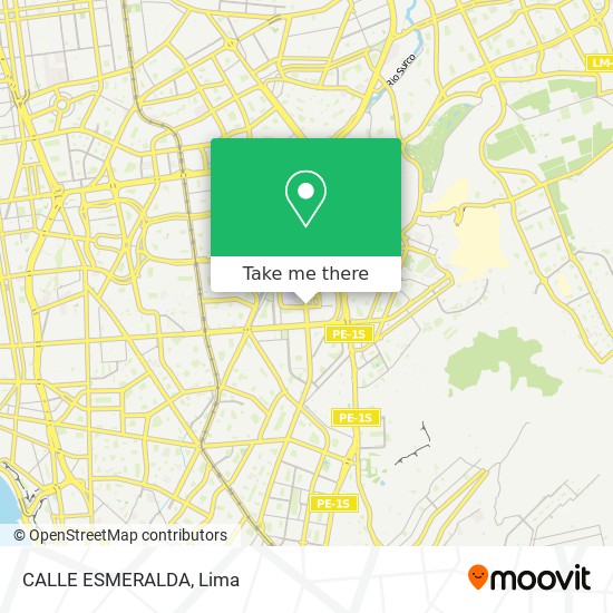 CALLE ESMERALDA map