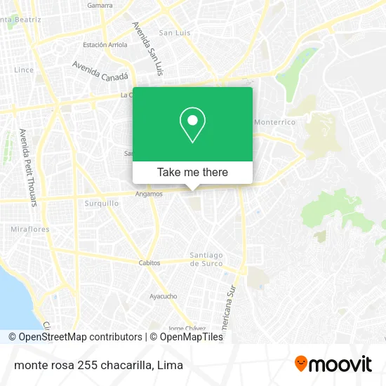 monte rosa 255 chacarilla map