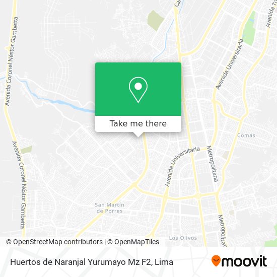 Mapa de Huertos de Naranjal  Yurumayo Mz F2