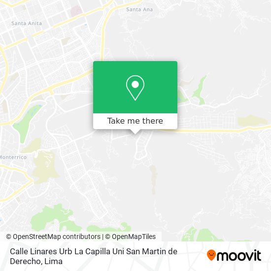 Calle Linares Urb  La Capilla Uni  San Martin de Derecho map