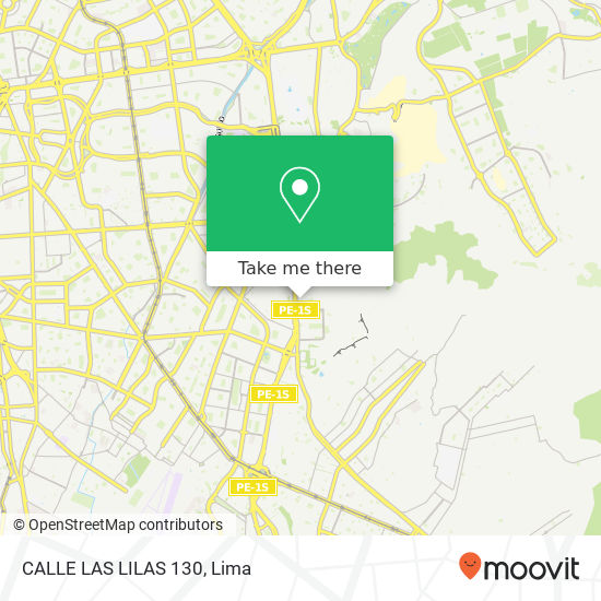 CALLE LAS LILAS 130 map