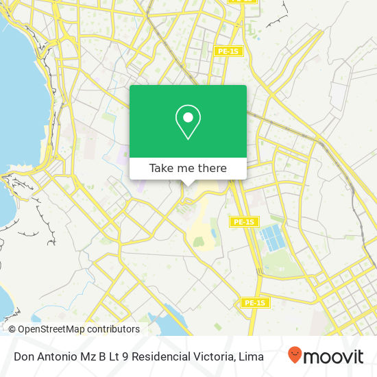 Don Antonio Mz B Lt 9  Residencial Victoria map