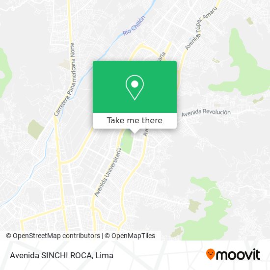 Mapa de Avenida SINCHI ROCA