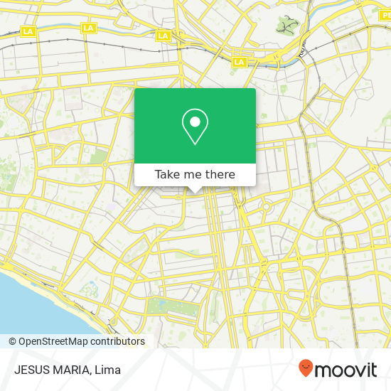 Mapa de JESUS MARIA