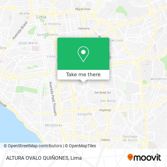 ALTURA OVALO QUIÑONES map