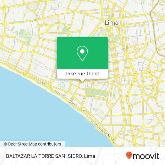 BALTAZAR LA TORRE  SAN ISIDRO map