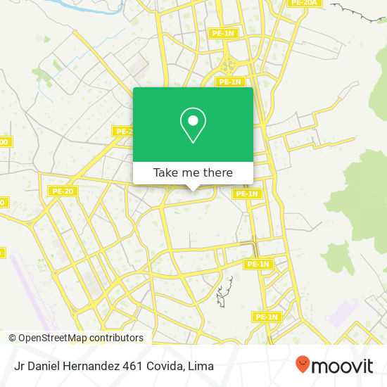 Jr  Daniel Hernandez 461 Covida map