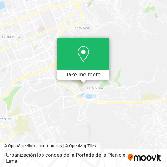 Urbanización los condes de la Portada de la Planicie map