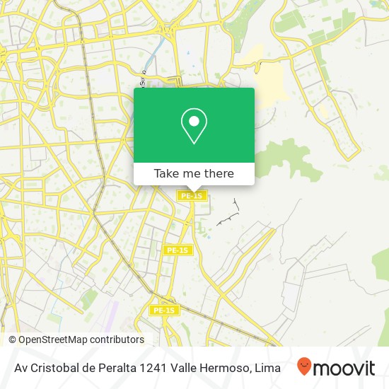 Av Cristobal de Peralta 1241 Valle  Hermoso map