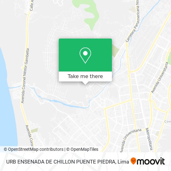 URB  ENSENADA DE CHILLON  PUENTE PIEDRA map