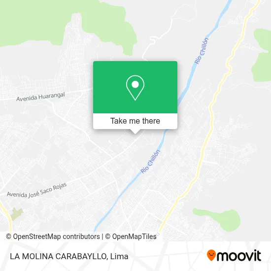 LA MOLINA  CARABAYLLO map