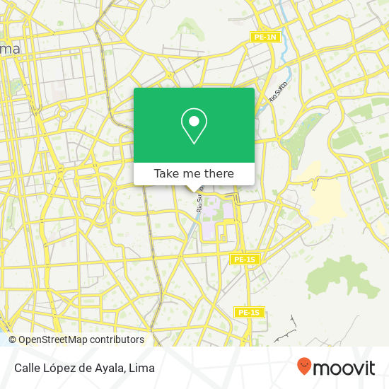 Calle López de Ayala map