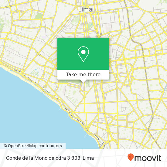 Conde de la Moncloa cdra  3   303 map
