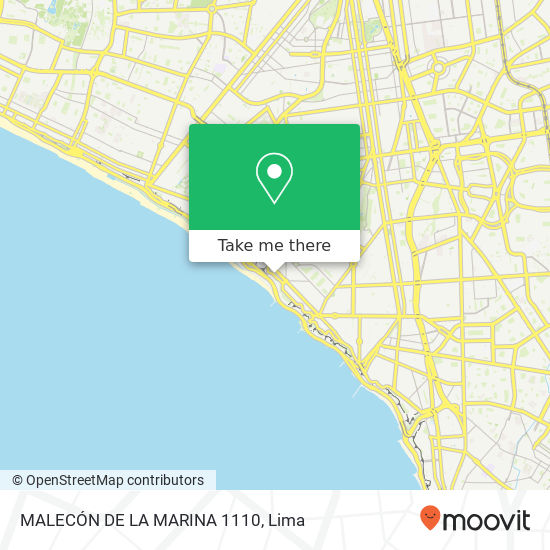 MALECÓN DE LA MARINA 1110 map