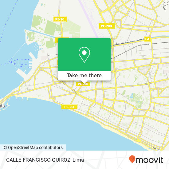 CALLE FRANCISCO QUIROZ map