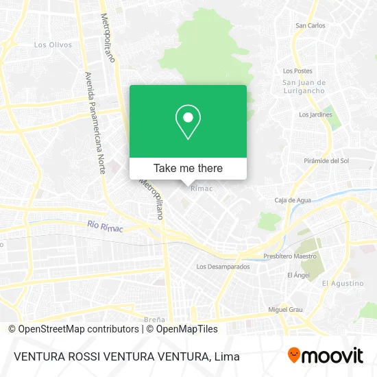 Mapa de VENTURA ROSSI  VENTURA VENTURA