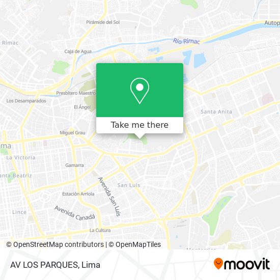 AV LOS PARQUES map
