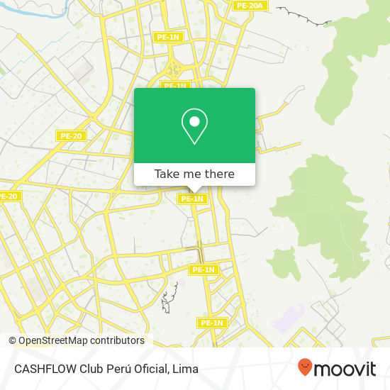 CASHFLOW Club Perú Oficial map
