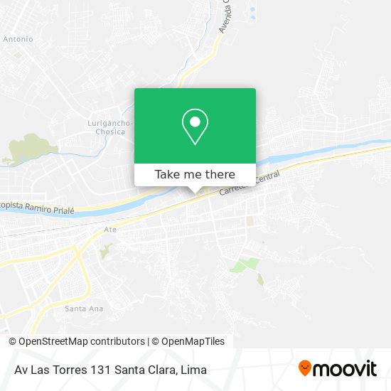 Av  Las Torres 131   Santa Clara map