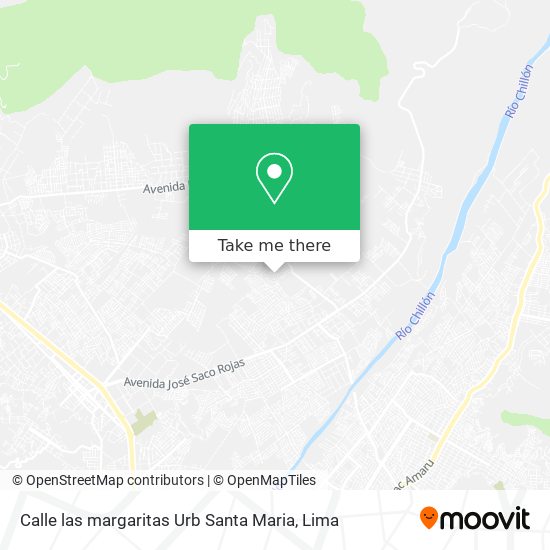 Calle las margaritas  Urb  Santa Maria map