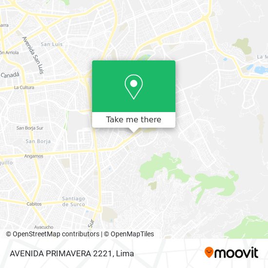 AVENIDA PRIMAVERA 2221 map