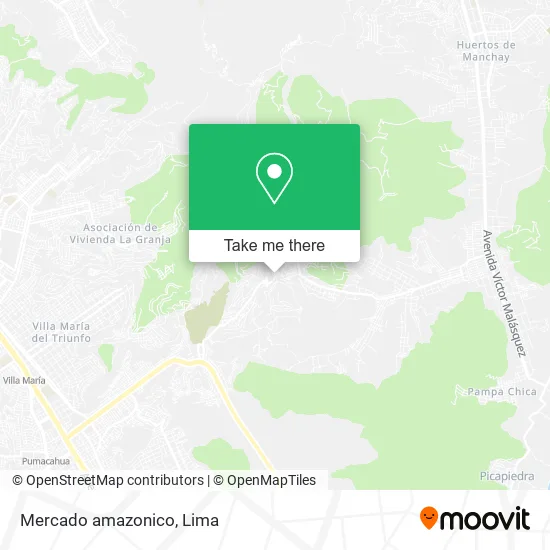 Mercado amazonico map