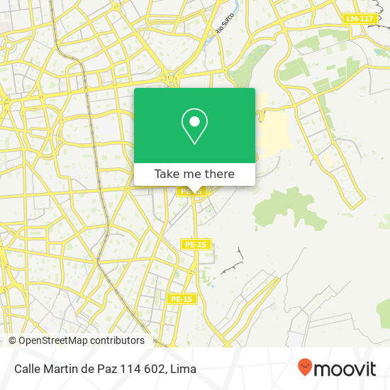 Calle Martin de Paz 114   602 map