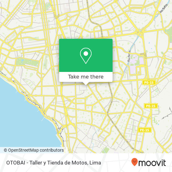 OTOBAI - Taller y Tienda de Motos map
