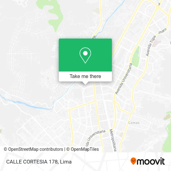 Mapa de CALLE CORTESIA 178
