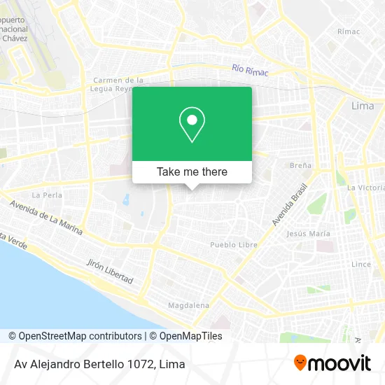 Av  Alejandro Bertello 1072 map