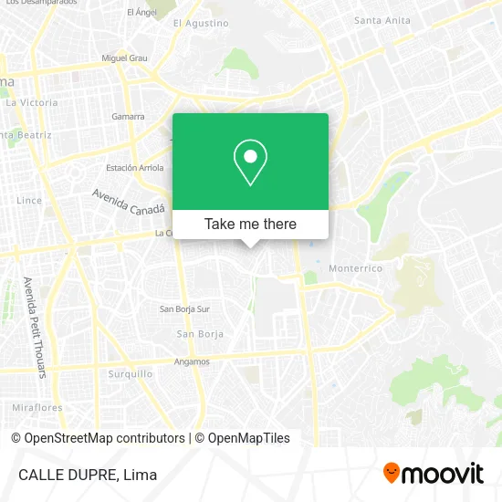 Mapa de CALLE DUPRE