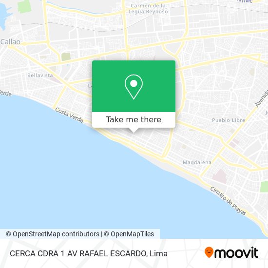 CERCA CDRA 1 AV RAFAEL ESCARDO map