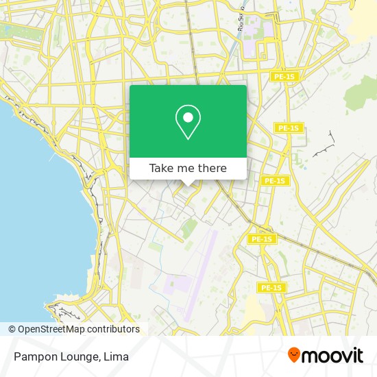 Pampon Lounge map