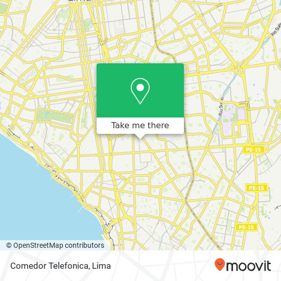 Comedor Telefonica map