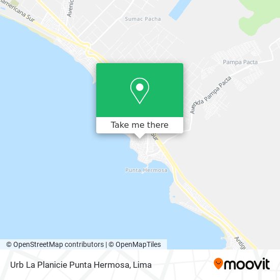 Urb  La Planicie  Punta Hermosa map