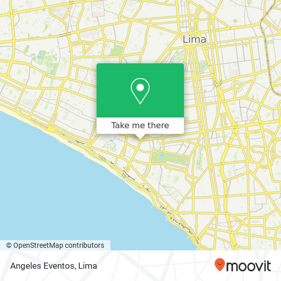 Angeles Eventos map