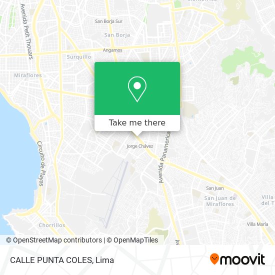 Mapa de CALLE PUNTA COLES