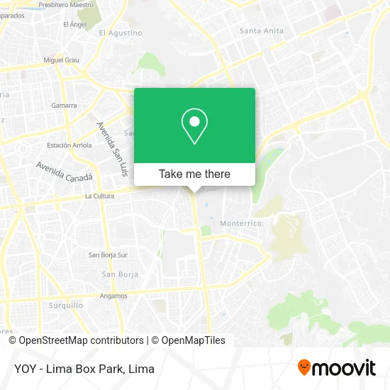 YOY - Lima Box Park map