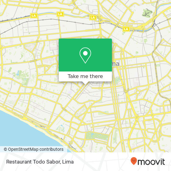 Restaurant Todo Sabor map