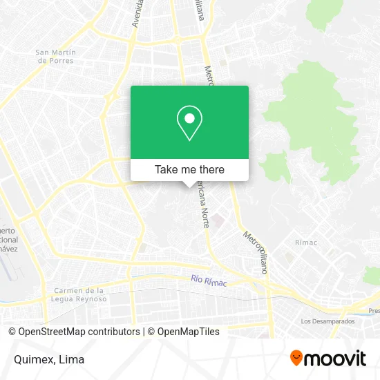 Quimex map