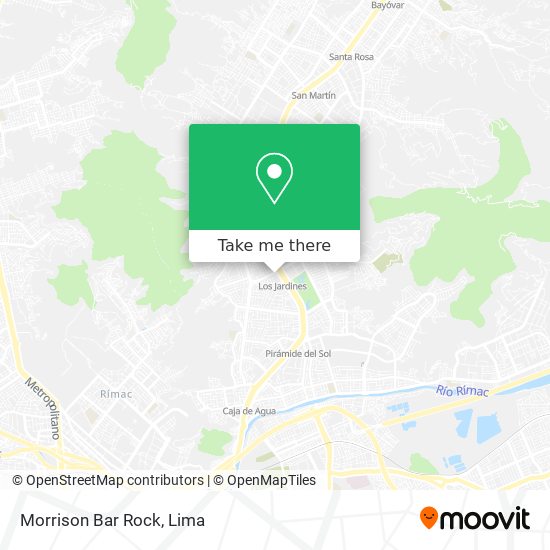 Morrison Bar Rock map